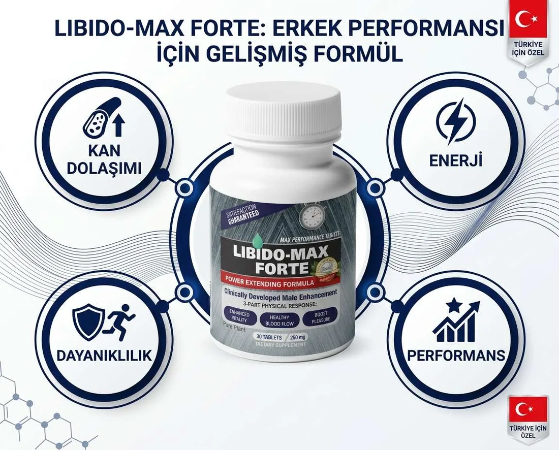 Libido-Max Forte ambalaj ve bileşen tanıtımı
