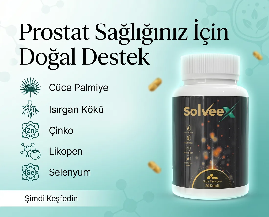 Solveex — Prostat sağlığınız için doğal destek
