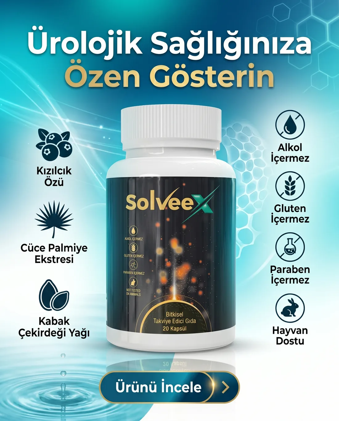 Solveex — Ürolojik sağlığınıza özen gösterin