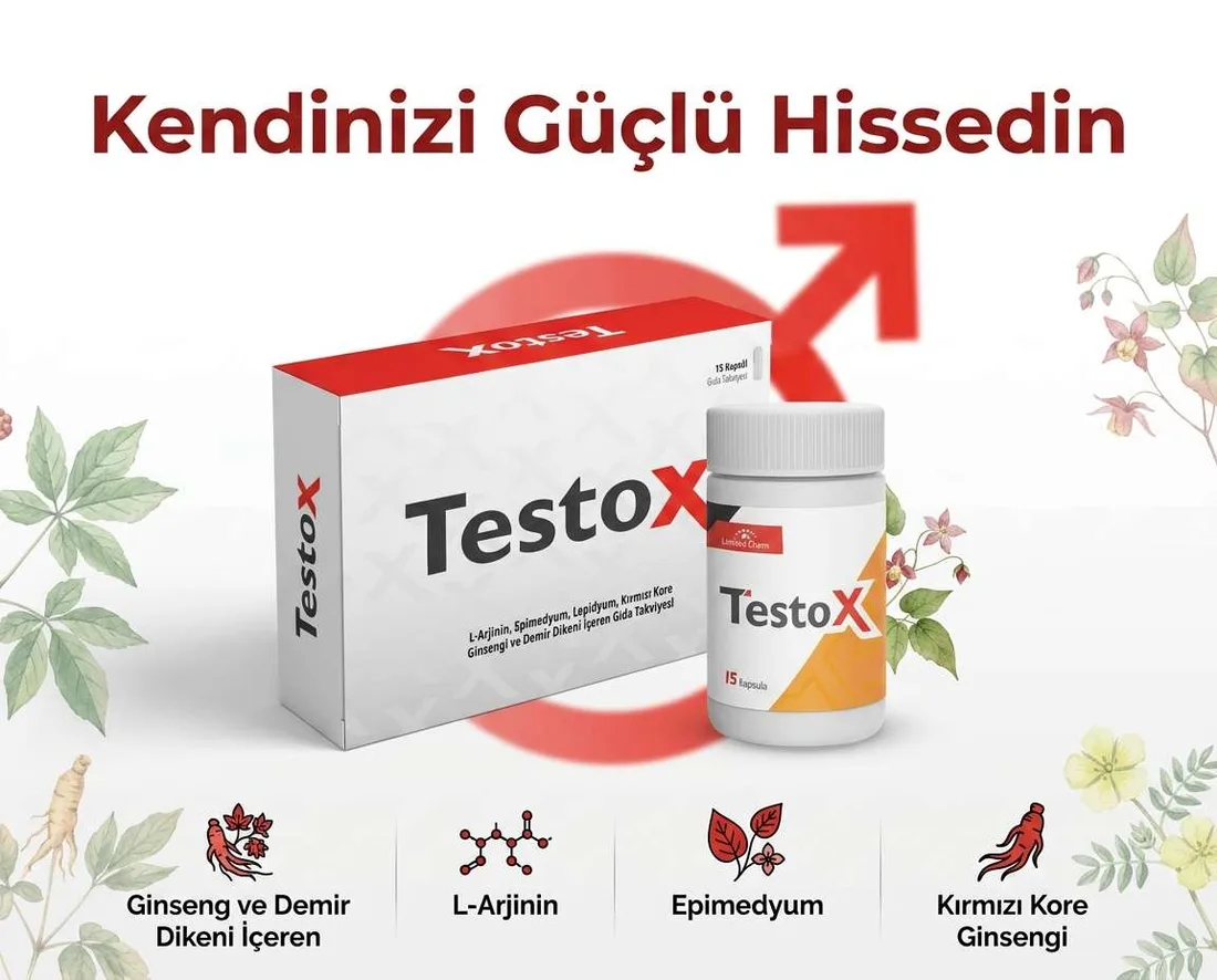 TestoX — Kendinizi güçlü hissedin (bileşen tanıtımı)
