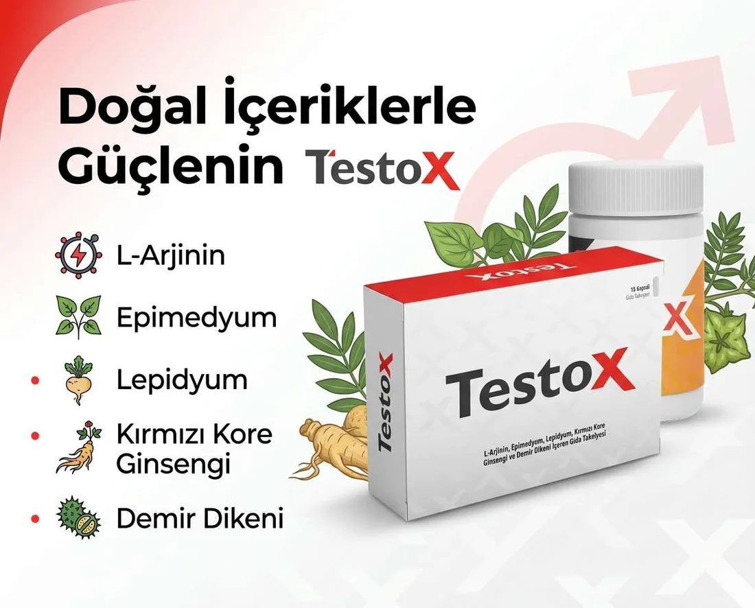 TestoX Türkiye orijinal